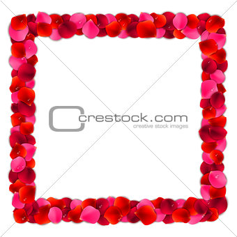 Rose Petals Frame