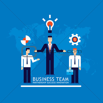Business team Businessman successful teamwork