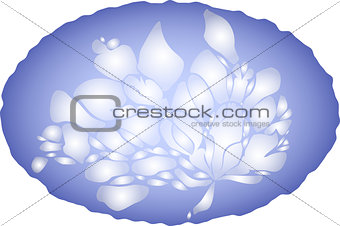 Mosaic stones in the form of a floral pattern. EPS10 vector abstract background