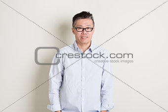 Mature Asian male portrait