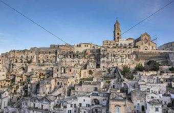 Cathedral in the historical center of Matera