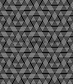 Seamless geometric zigzag lines pattern.