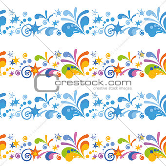 Abstract Colorful Seamless Background