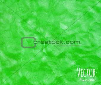 Plasticine background green
