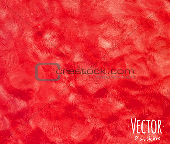 Plasticine background red