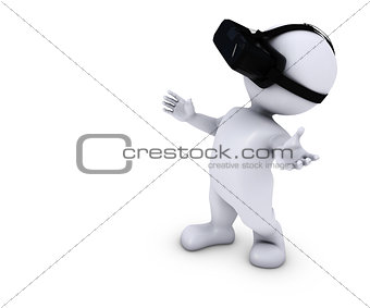 Morph Man with VR Headset