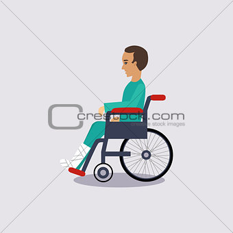 Disability Insurance Vector Illustartion