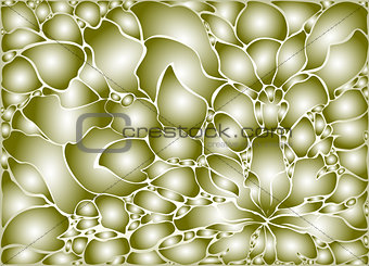 Mosaic  stones in the form of a floral pattern.  EPS10 vector abstract background