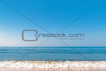 beautiful background with a view of a sea wave