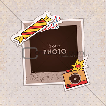 Vector photo frame