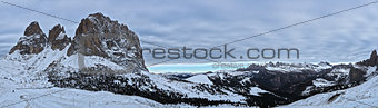 Landscape from Sella Pass, Dolomiti