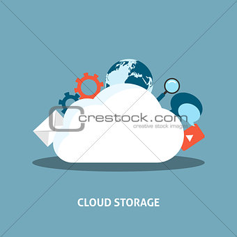 Cloud Storage Concept