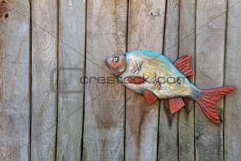 Fish made of wood