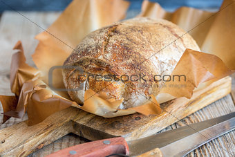 Freshly homemade bread.