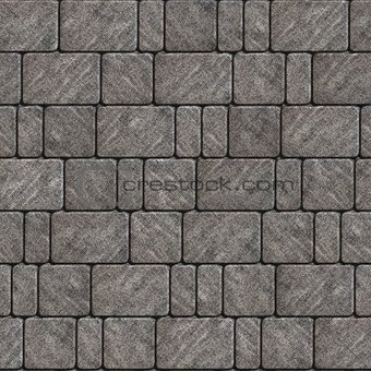 Texture of Gray Scuffed Concrete Pavement. 