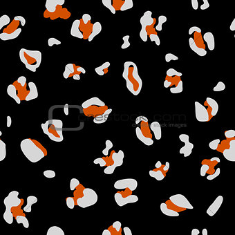 Seamless pattern of jaguar spots. Natural textures.Seamless animal pattern for textile design