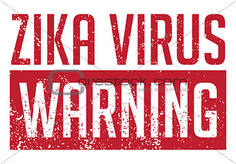 Zika Virus Warning Illustration