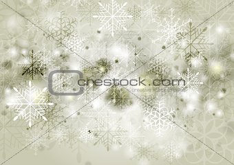 Abstract sepia vector Christmas background