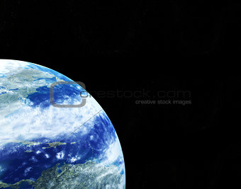 Kind of the Earth from space