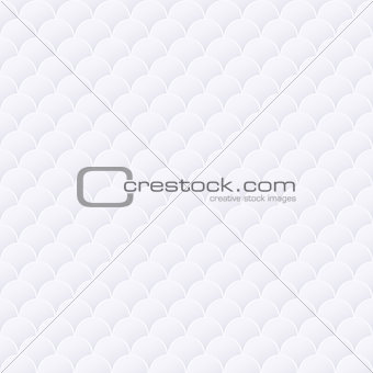 White abstract geometric background texture with circles, seamless