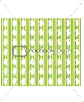 Green-yellow background with vertical stripes
