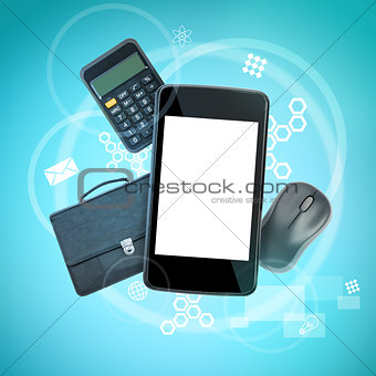 Smartphone with calculator