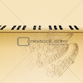 musical background piano keys