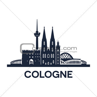 Cologne Skyline Emblem