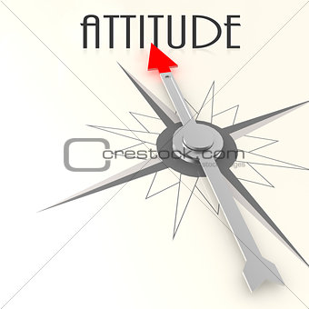Compass with attitude word