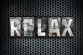Relax Concept Metal Letterpress Type