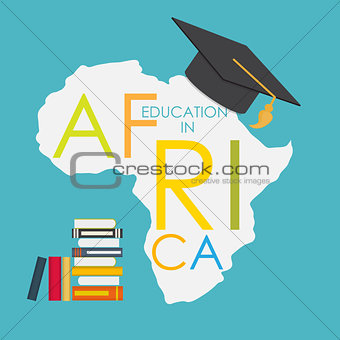 Business School Education in Africa Concept Vector Illustration