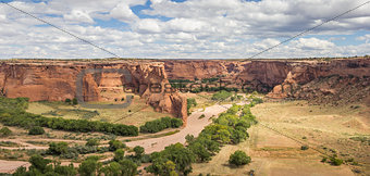 Panorama of Canyon de Chelly National Monument