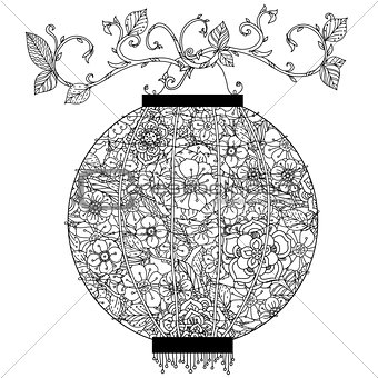 Chinese lantern zentagle