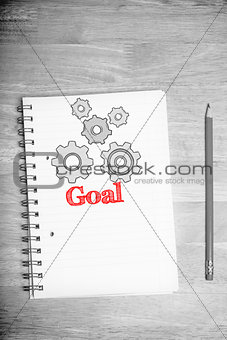 Goal  against students desk