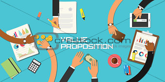 value proposition concept team work business