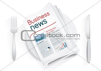 business news tablewares