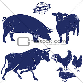 Meat product sign