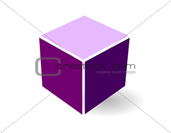 Vector 3D cube