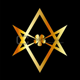 Unicursal hexagram symbol