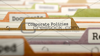 Folder in Catalog Marked as Corporate Policies.