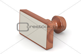 Blank wooden stamp