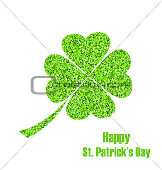 Shiny Twinkle Clover for St. Patricks Day