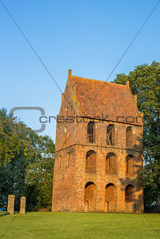 Bell tower of the Sankt Petri Church in Westerstede