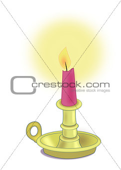 Candle in Candlestick.