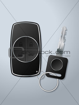 Car key and remote with functions