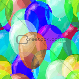 Balloon Low Poly Patter