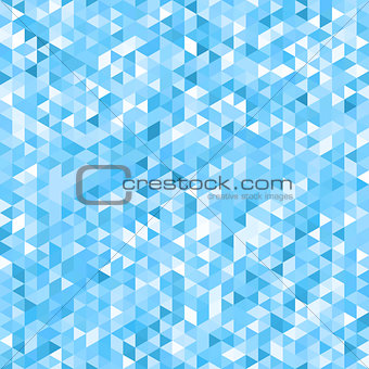 Blue mosaic background - seamless.