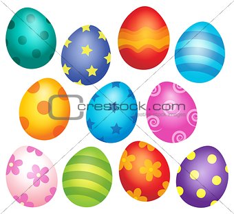 Decorated Easter eggs theme image 1