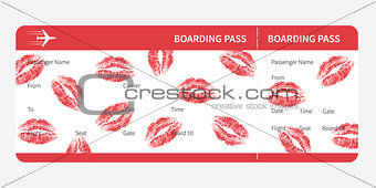 boarding pass lips