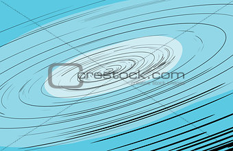 Fast Moving Hurricane Illustration